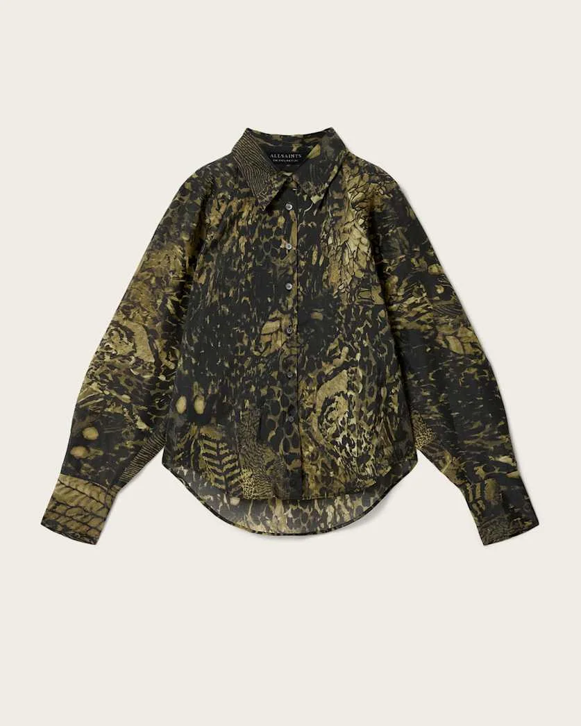 CORY RELAXED FIT PRINTED SHIRT - 1