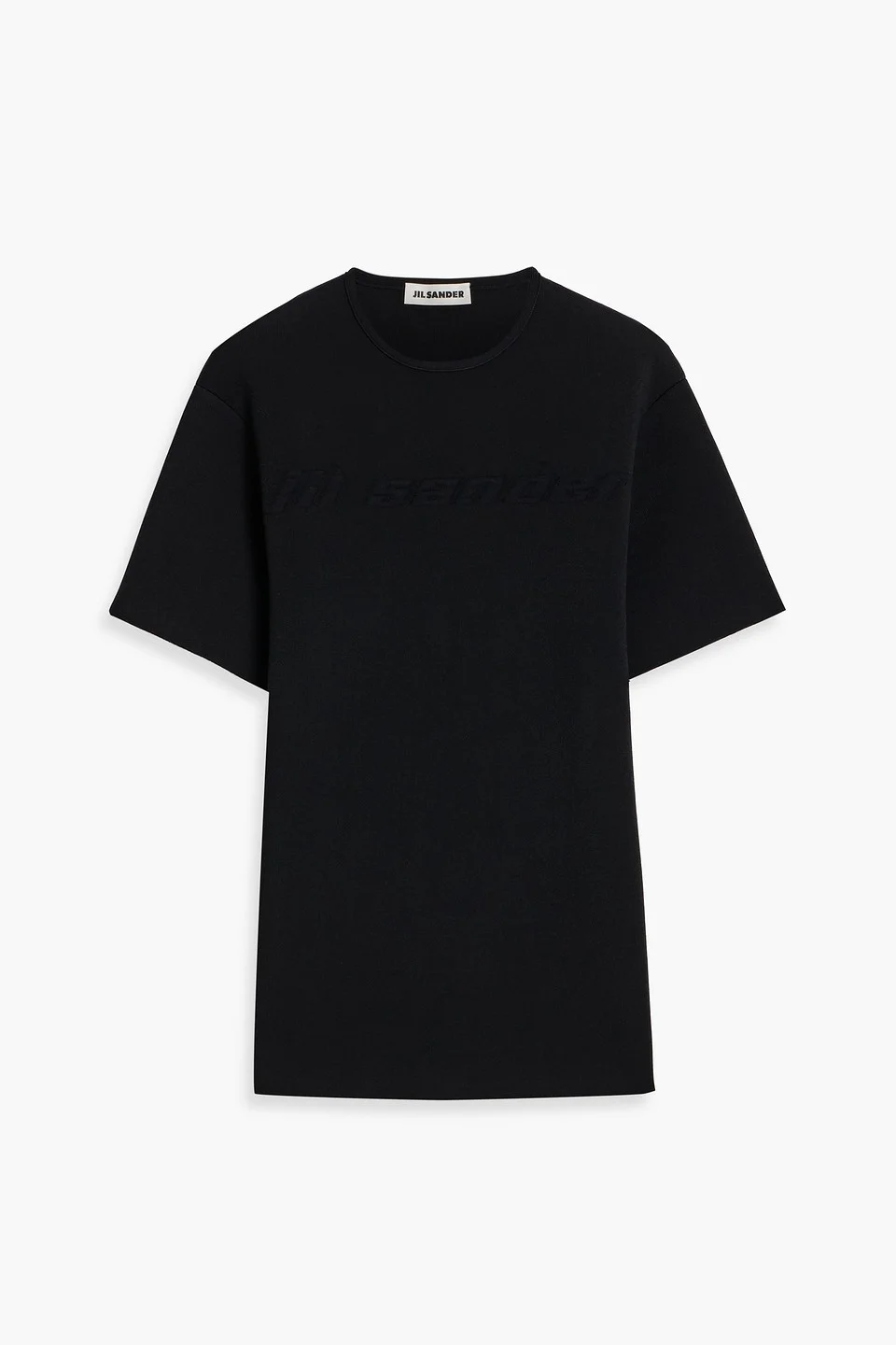 Logo-embossed ponte top - 1