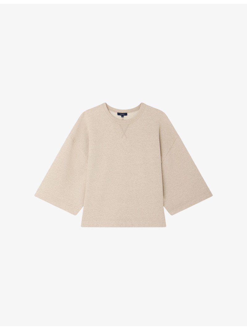 Iksan Relaxed-Fit Cotton and Linen Sweatshirt 1