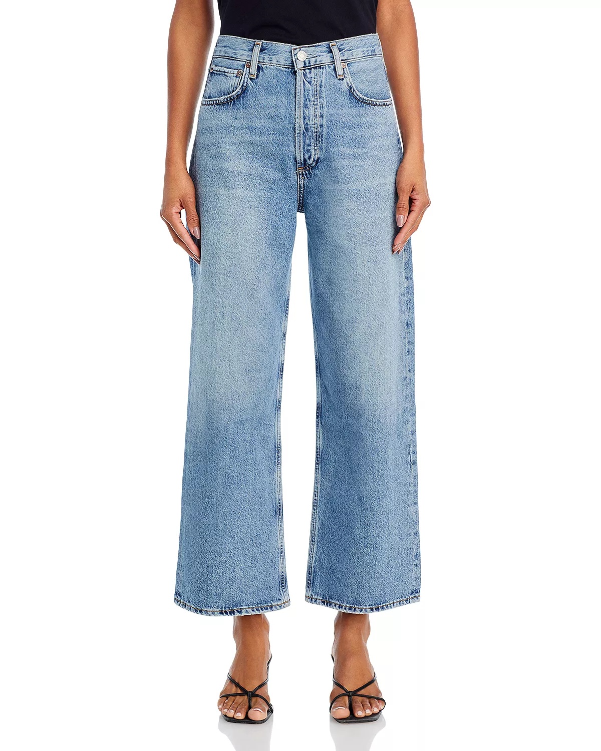 Ren High Rise Wide Leg Jeans in Disclosure - 7