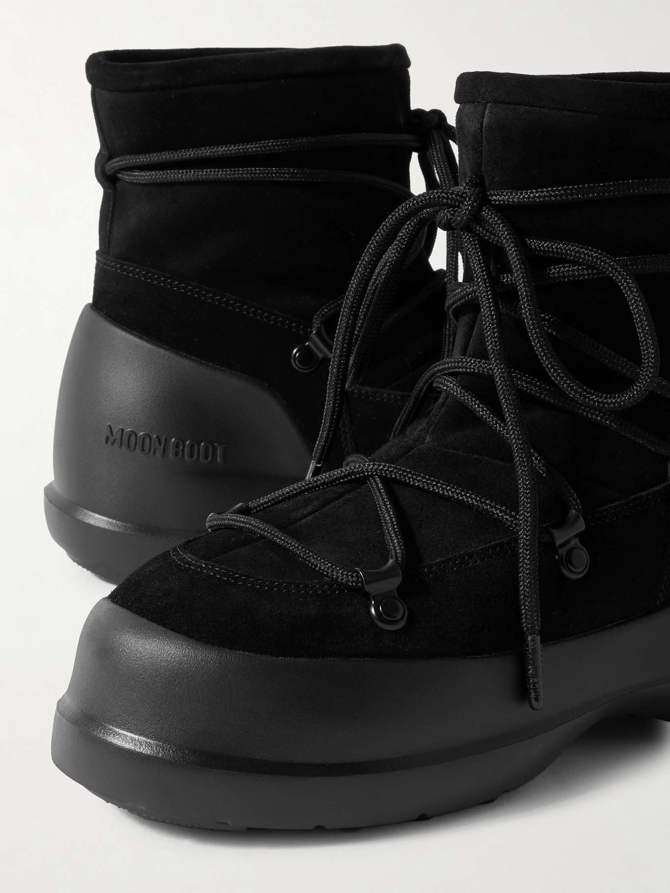 Luna suede snow boots Black - 4