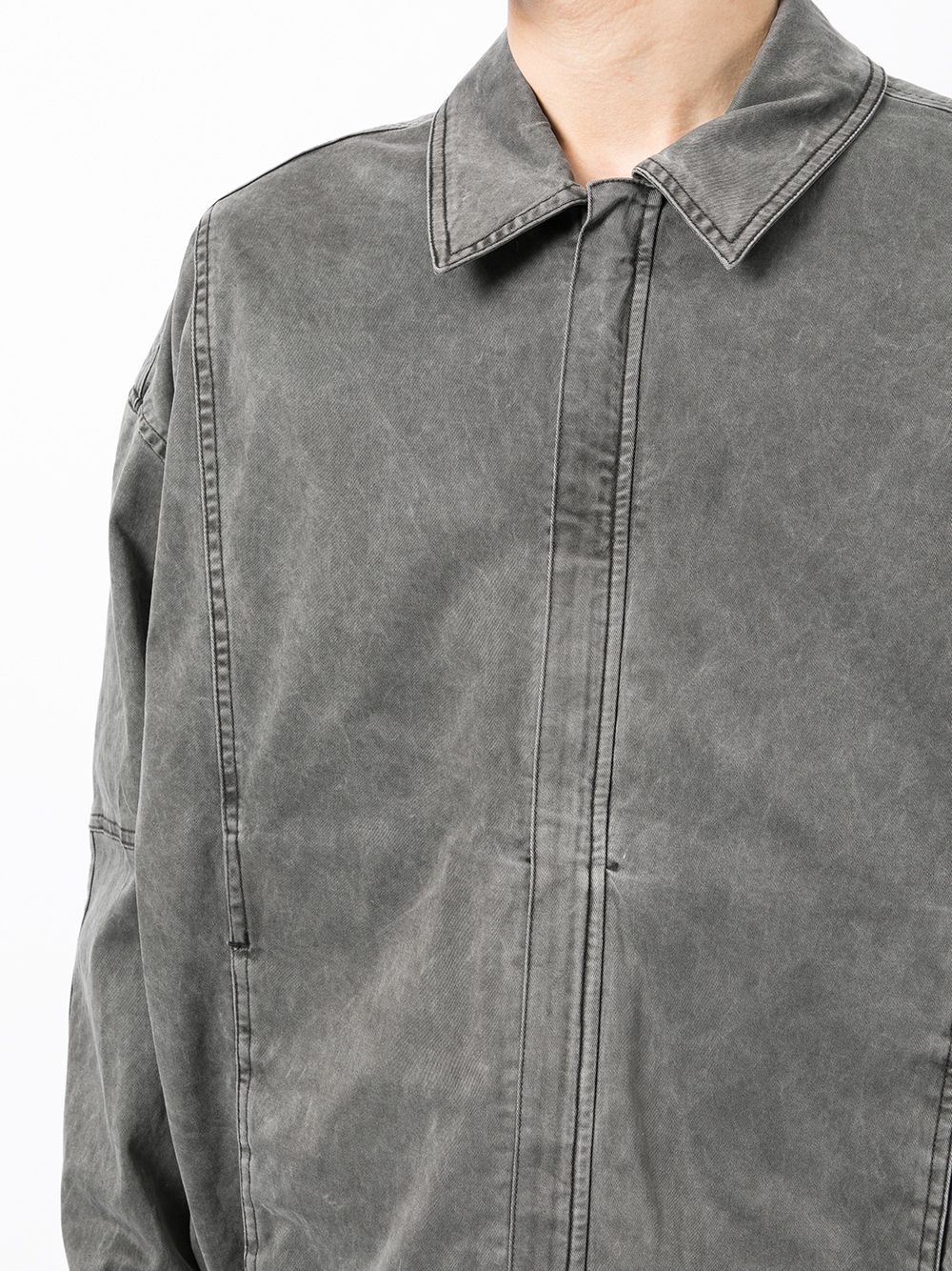 stonewash bomber jacket - 5