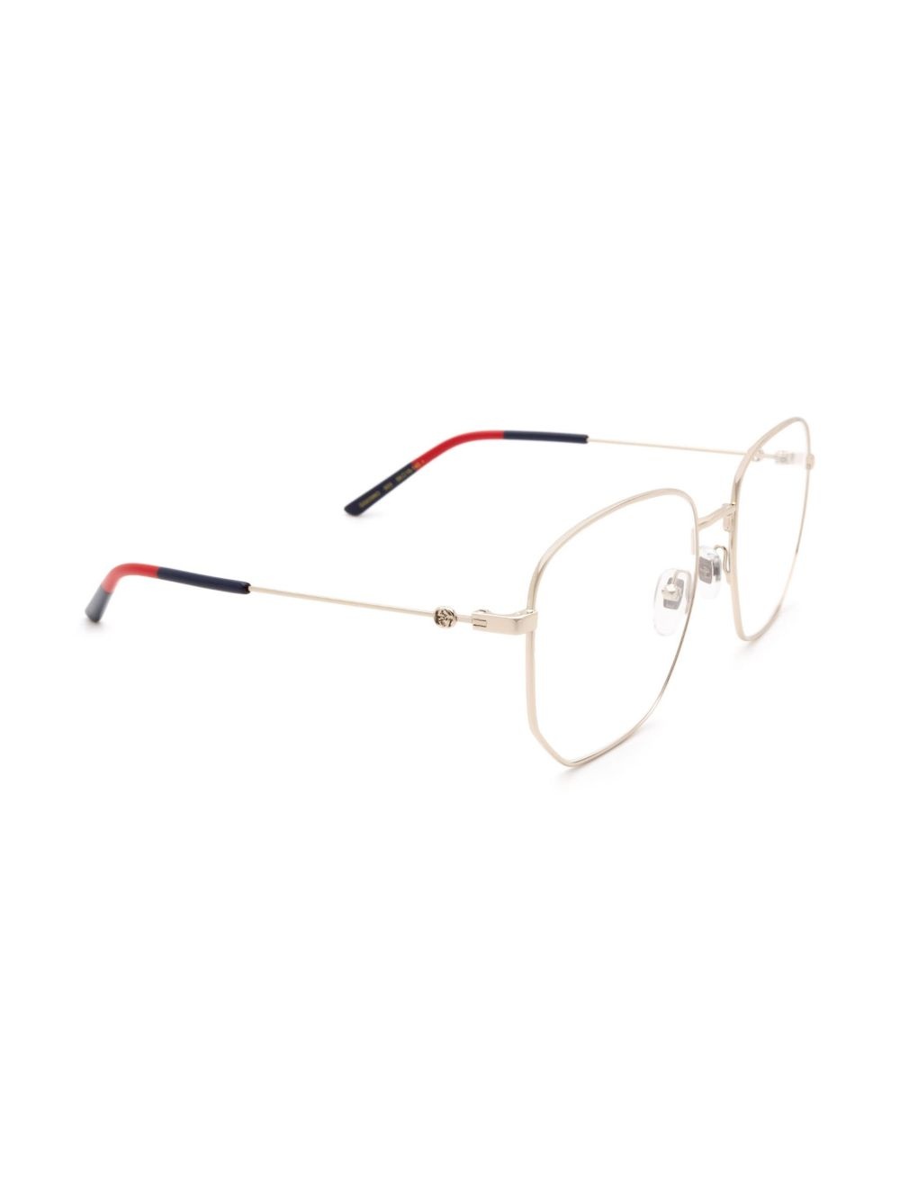 Web detail hexagonal-frame glasses - 2