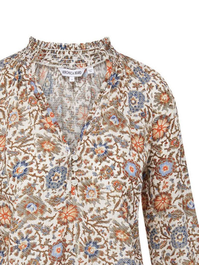 VERONICA BEARD Alexandria floral-jacquard shirt outlook