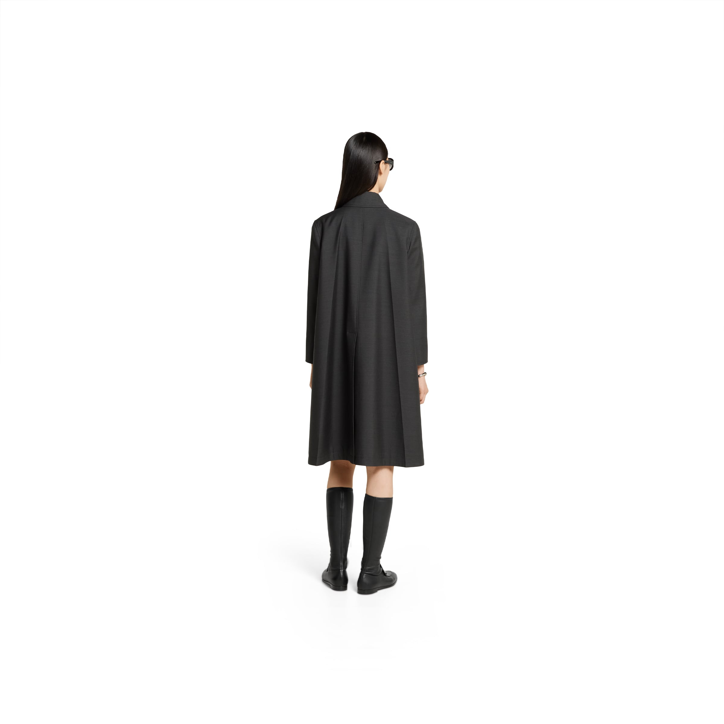 Wool double-breasted coat - 4