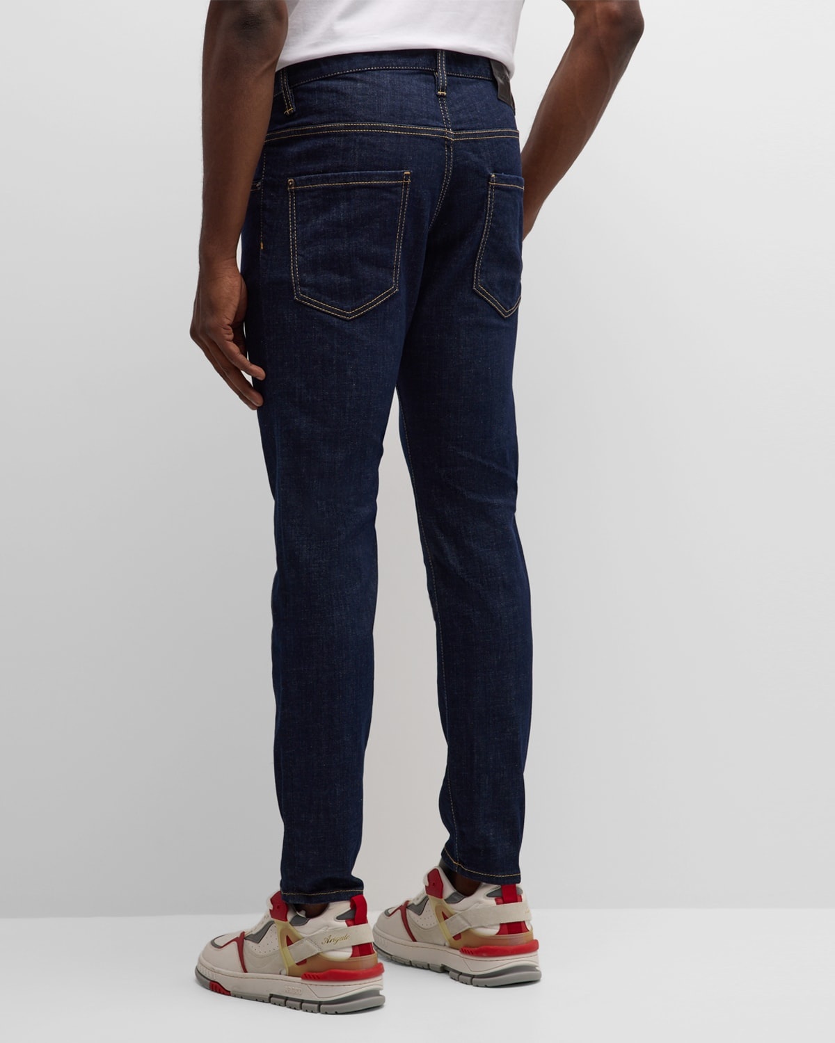 Men's Skater Dark-Wash Jeans - 4