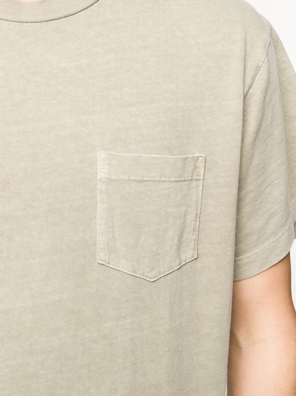 loose stitch pocket T-shirt - 5