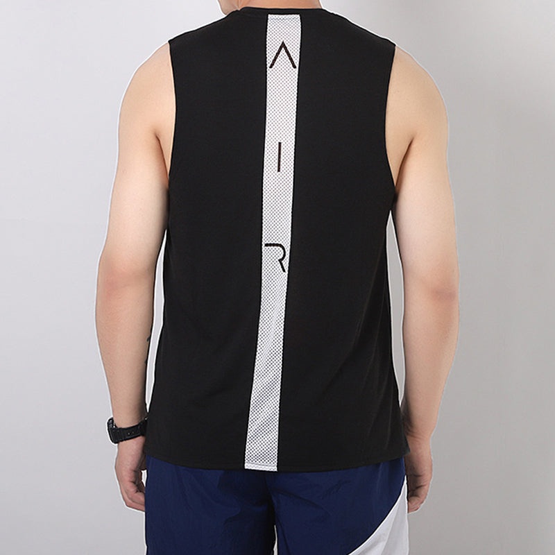 Air Jordan Air Logo Printing Breathable Basketball Vest Black CZ7851-010 - 6