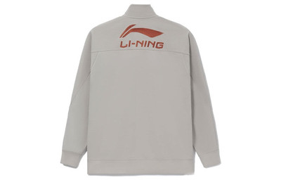 Li-Ning Li-Ning Logo Lifestyle Classic Fashion Jacket 'Grey' AFDR989-2 outlook