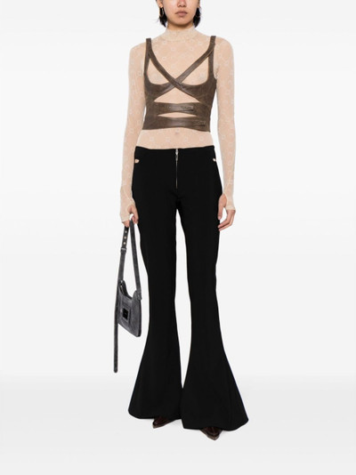 Jean Paul Gaultier low-rise flared trousers outlook