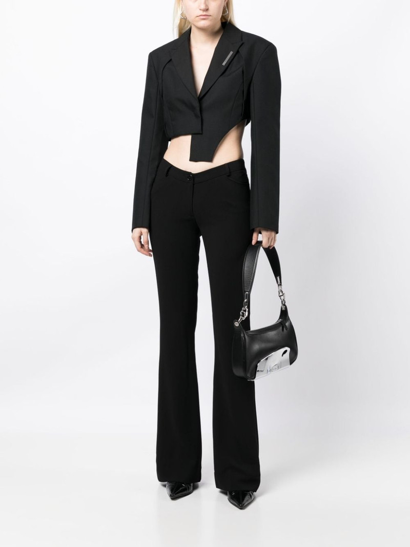 HELIOT EMIL™ logo-plaque peak-lapels blazer outlook