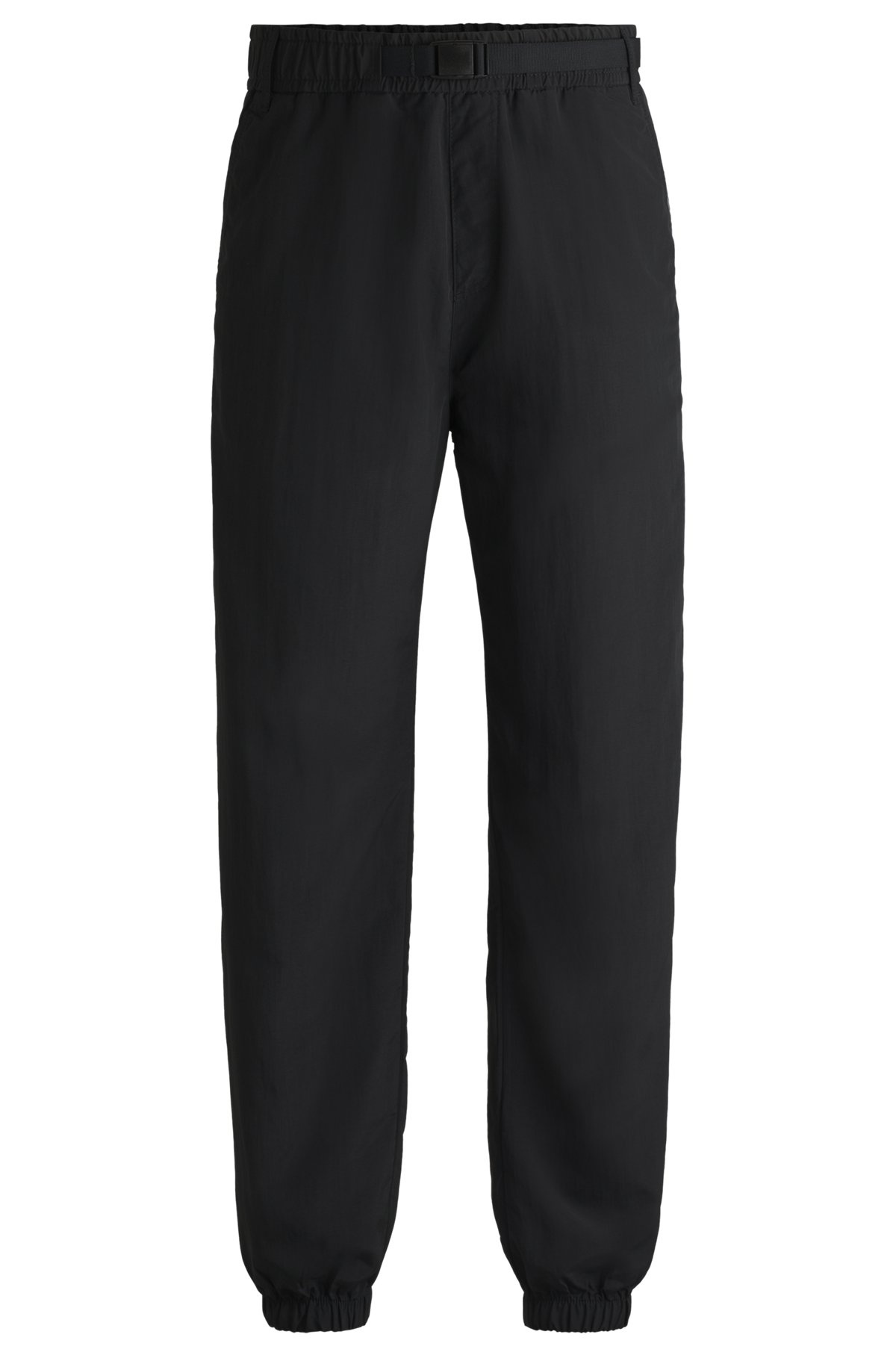 WATER-REPELLENT TROUSERS WITH ADJUSTABLE BELT - 1
