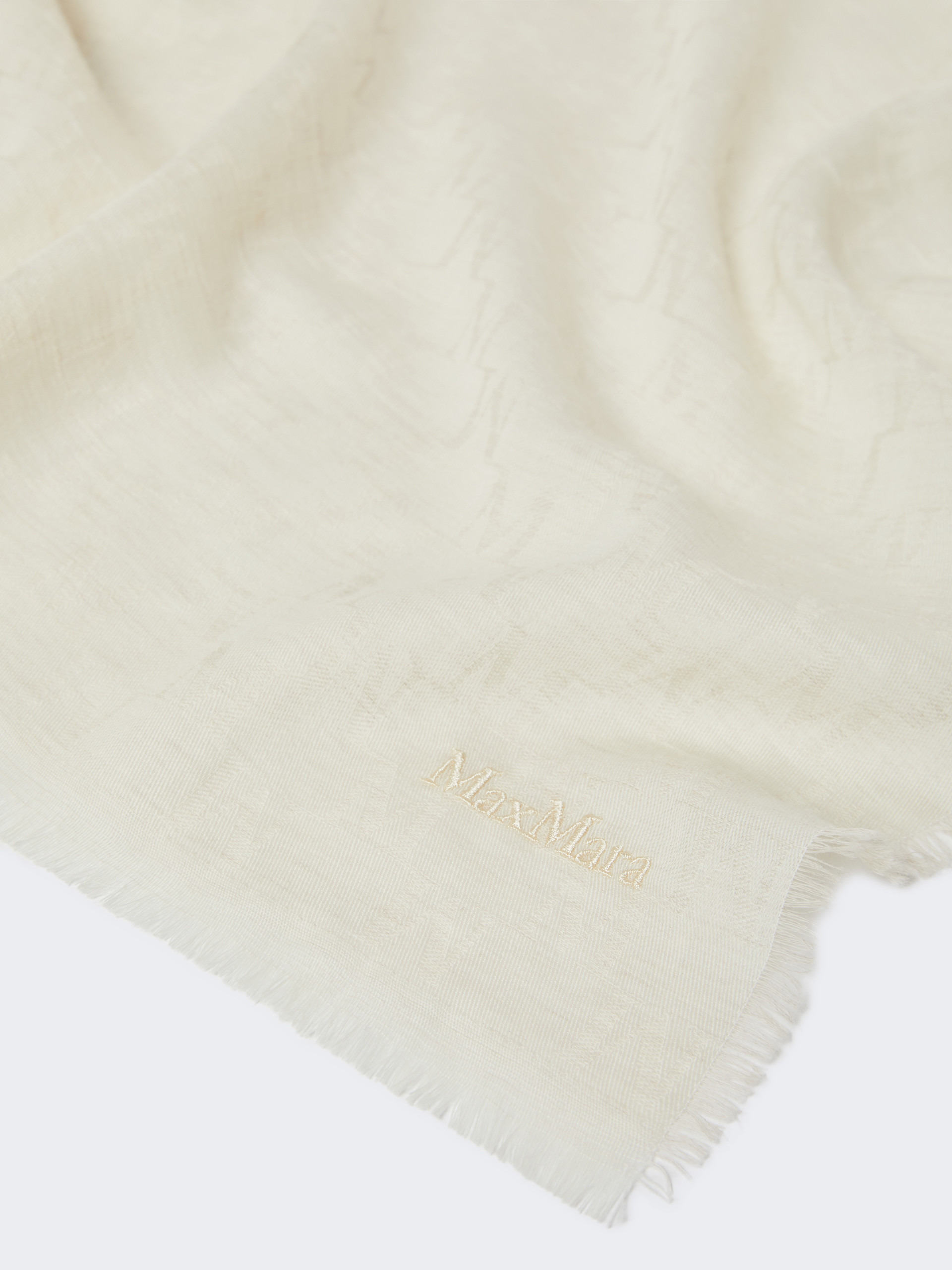 MAGICO Monogram wool stole - 3