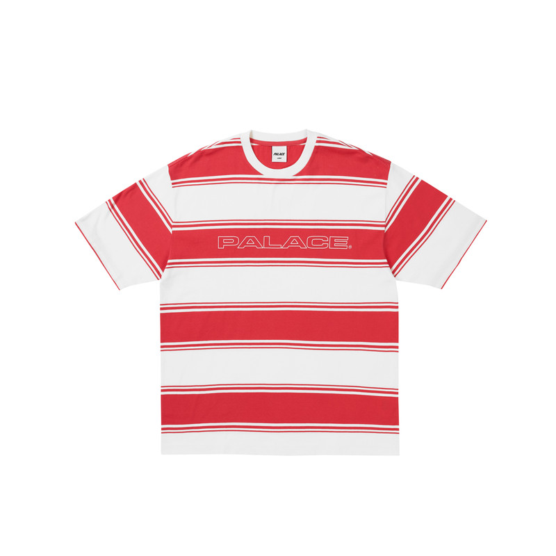 TIDY STRIPE T-SHIRT RED 1