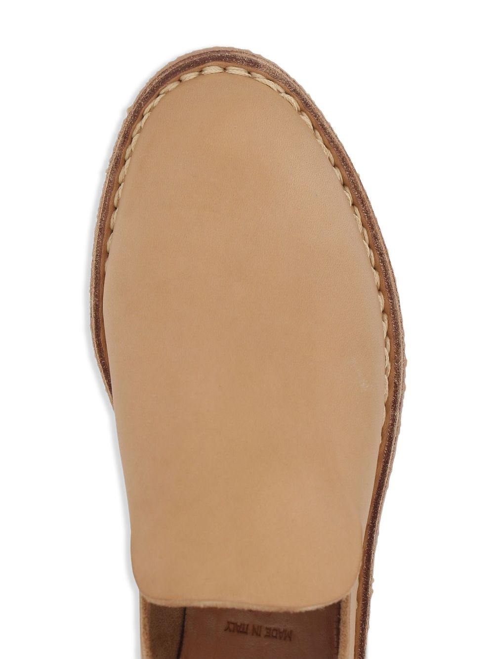 leather slip-on loafers - 4