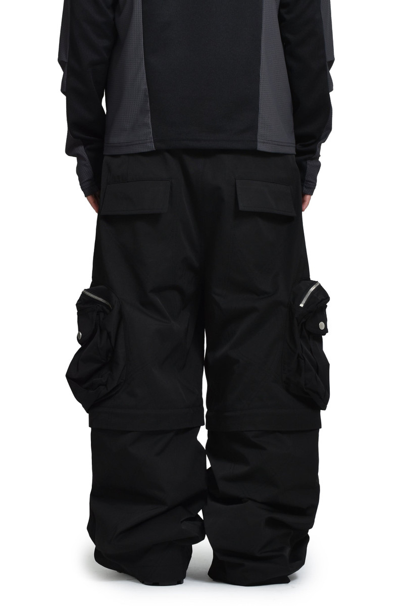 FFFPOSTALSERVICE DIFFRACTION CONVERTIBLE CARGO TROUSERS / BLK outlook
