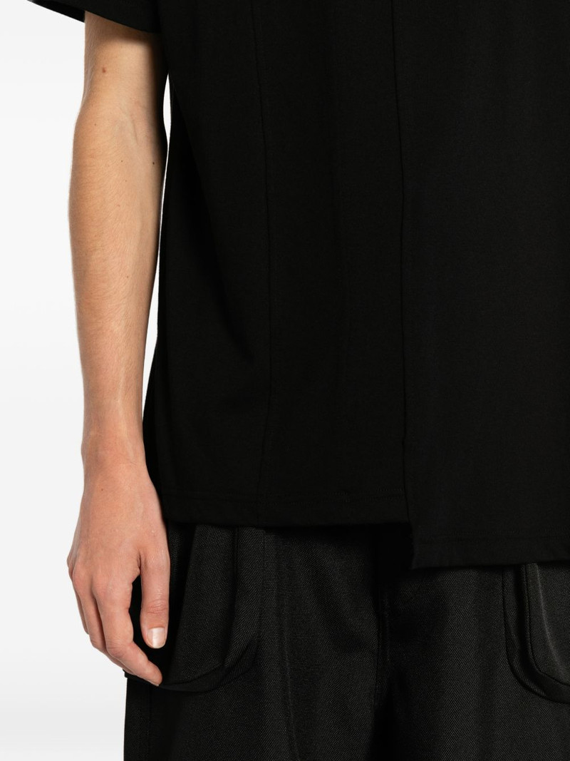 panelled short-sleeves T-shirt 5