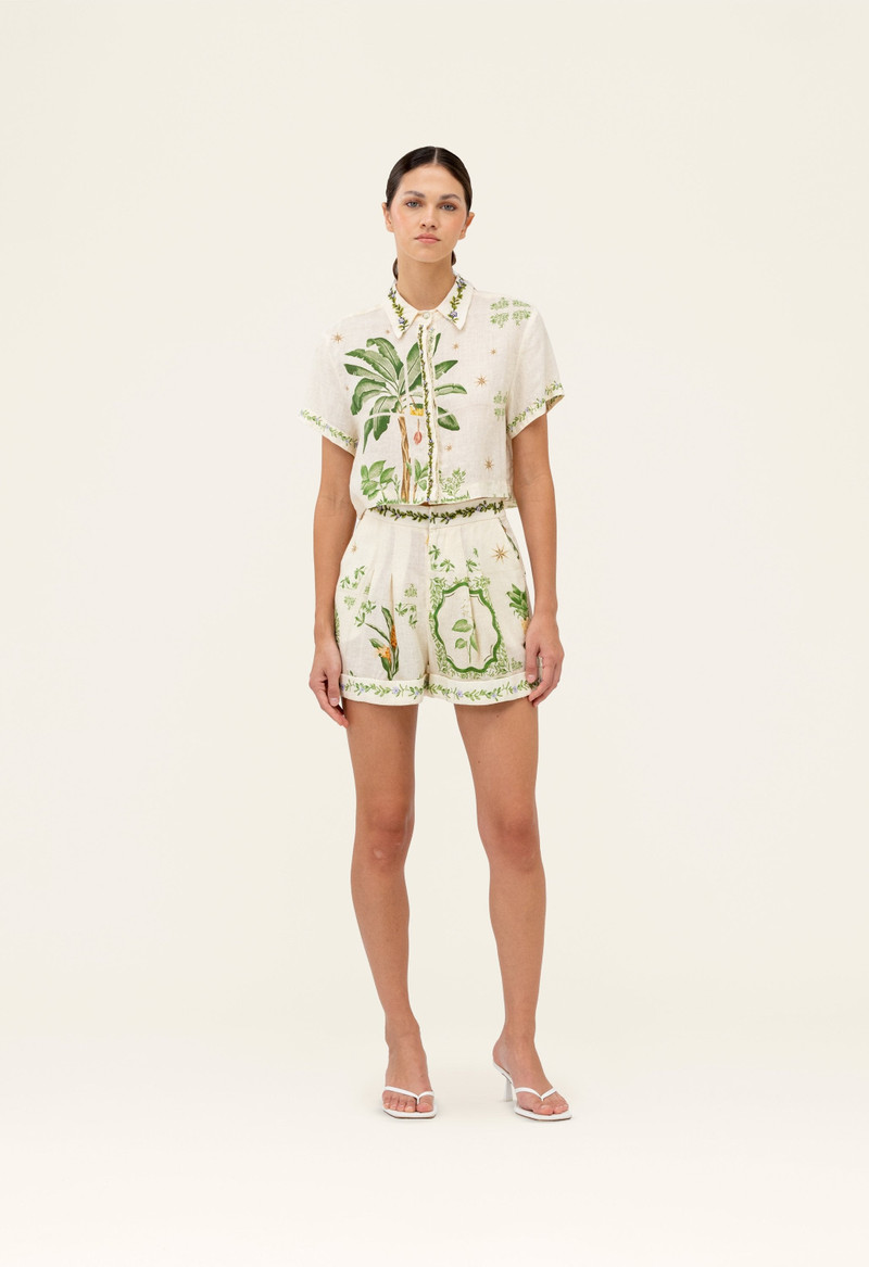 Agua by Agua Bendita Virtuosa Wild Cropped shirt outlook