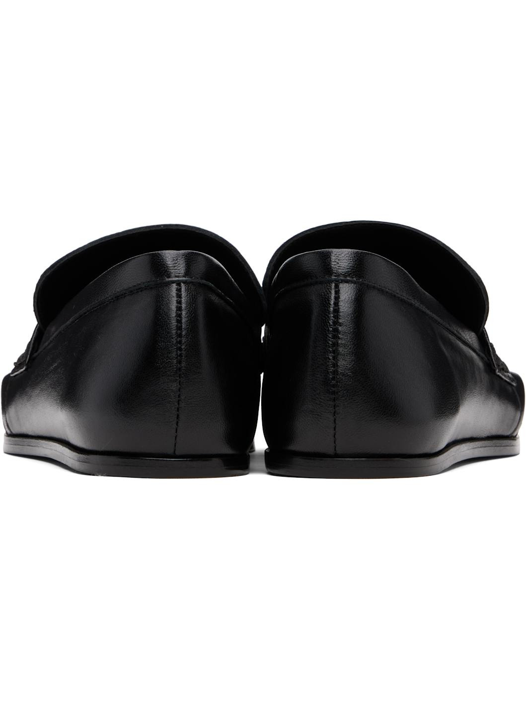 Black D-Ring Loafers - 2