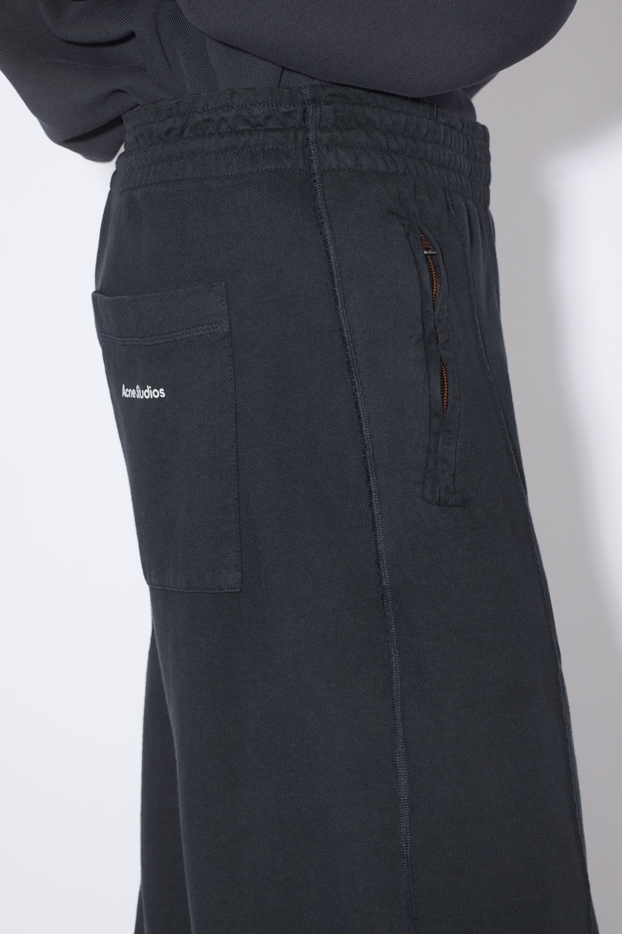 Logo sweatpants - Black - 4