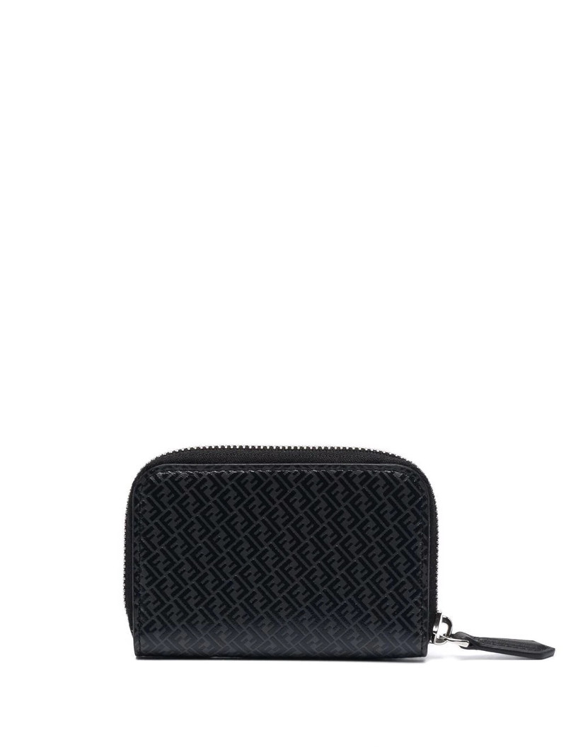 FENDI FF-motif leather wallet outlook