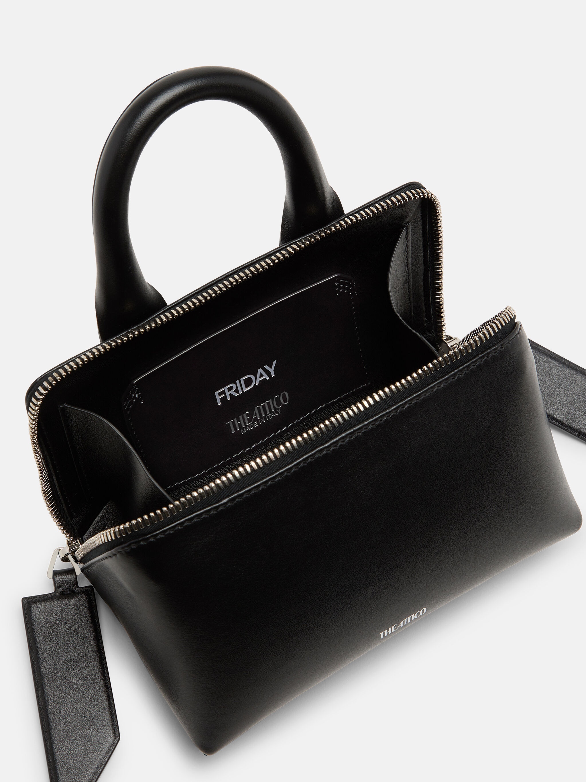 ''FRIDAY'' BLACK MINI HANDBAG - 4