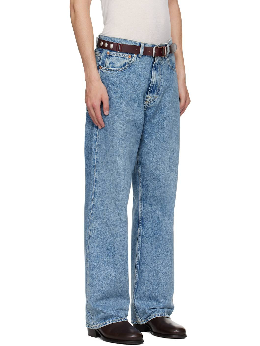 Blue Third Cut Jeans - 2