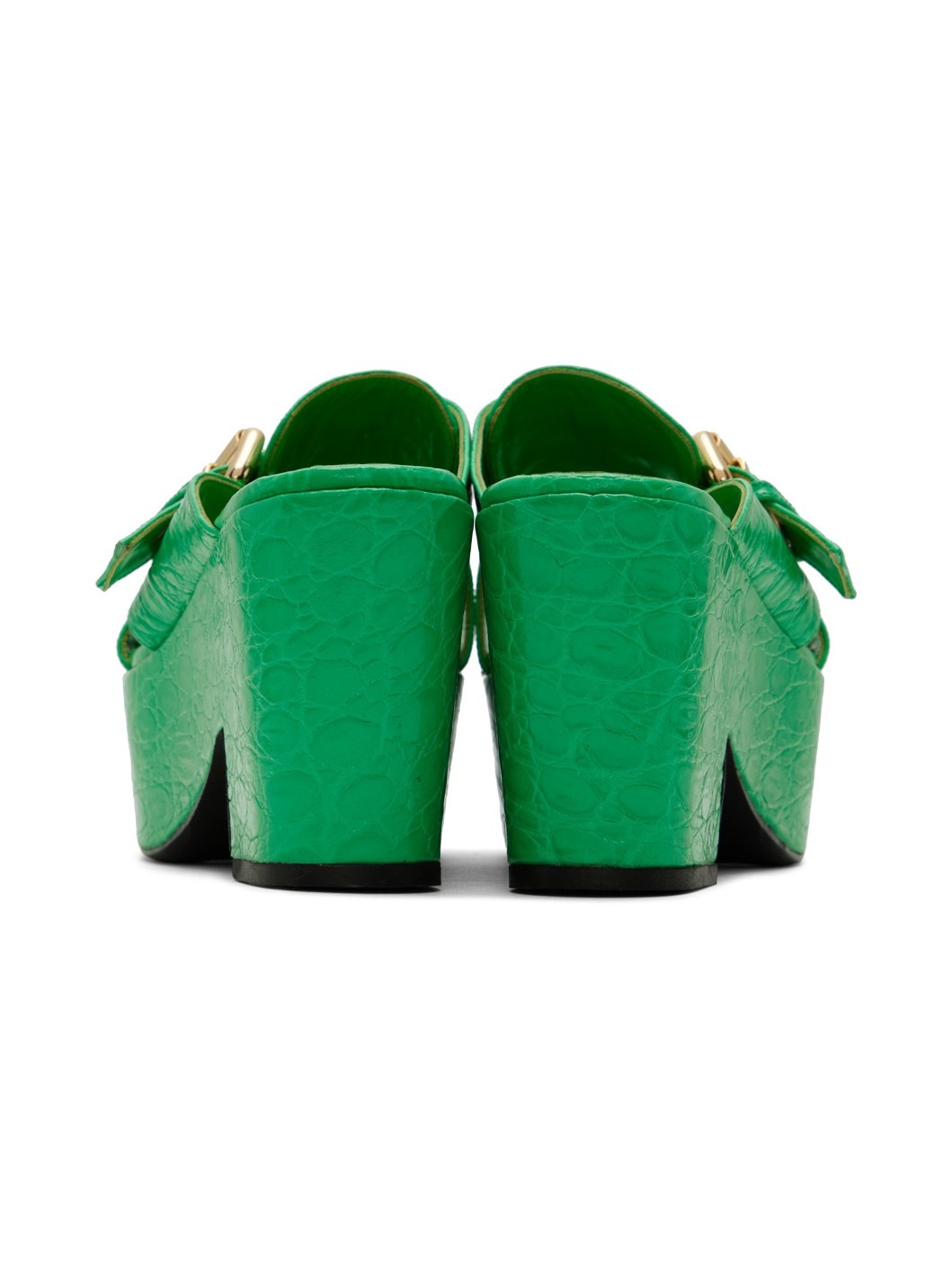 Green Lenka Heeled Sandals - 2