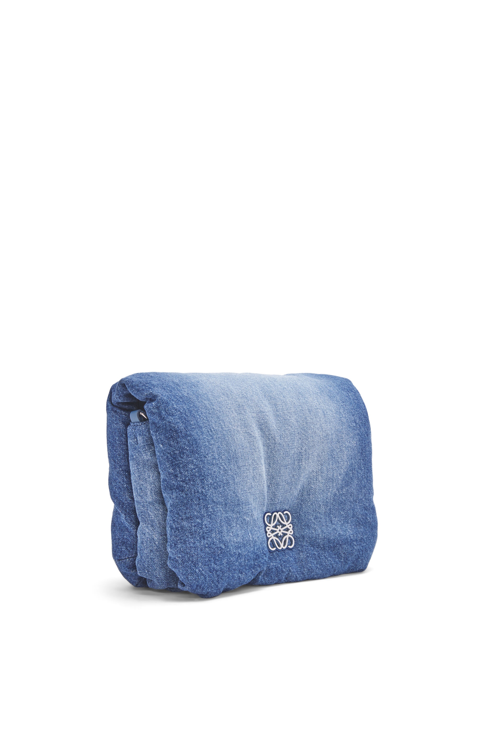 Puffer Goya bag in denim - 2