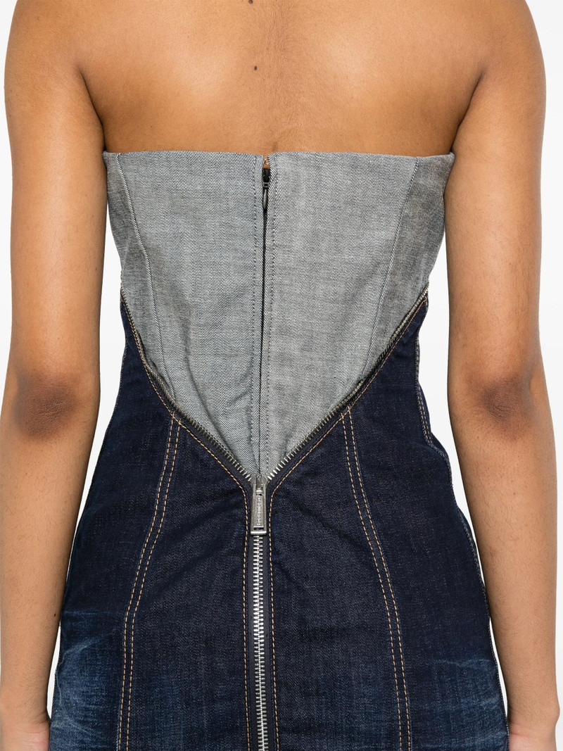 DSQUARED2 Upside Denim Mini Dress outlook