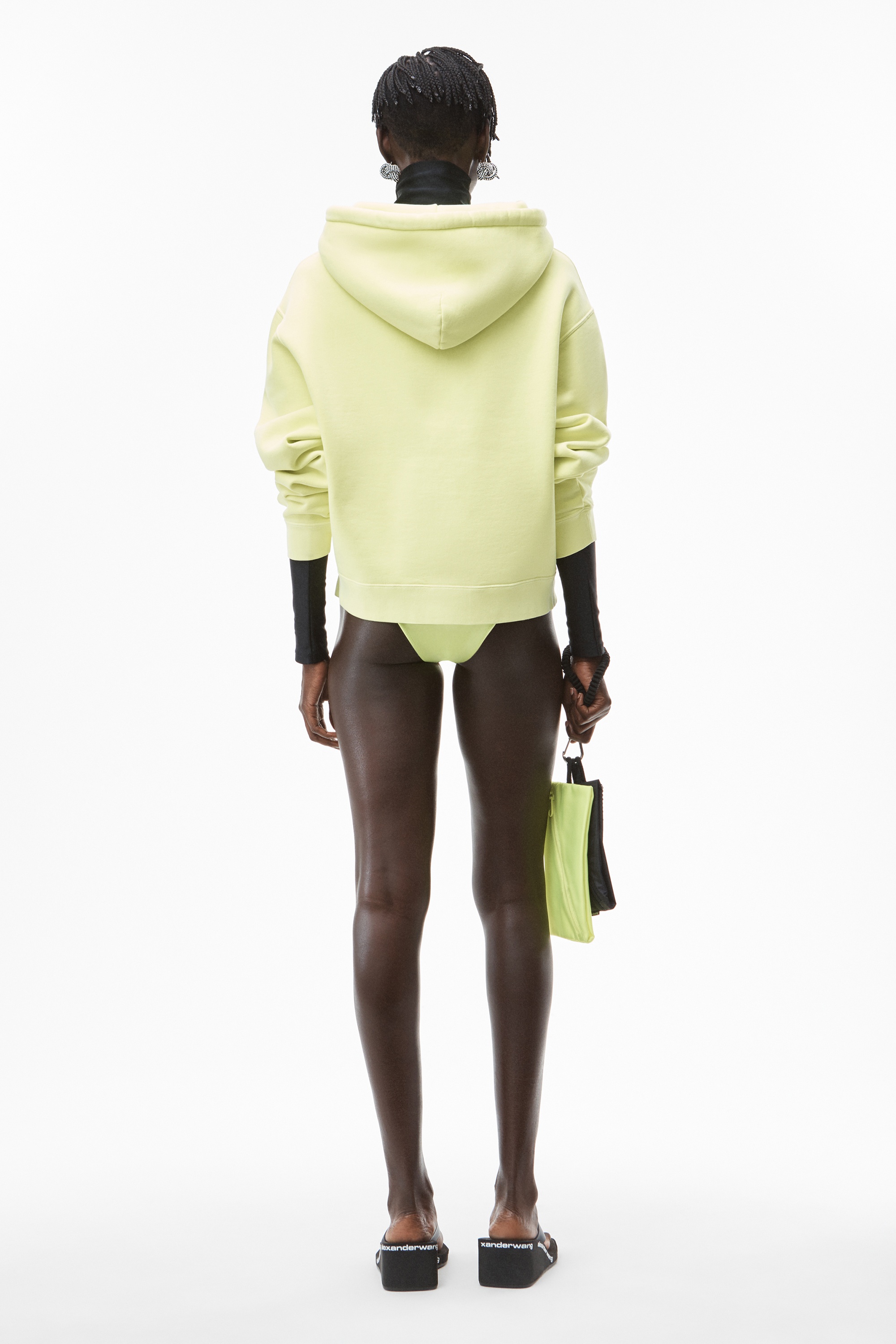 PUFF LOGO HOODIE IN STRUCTURED TERRY - 4