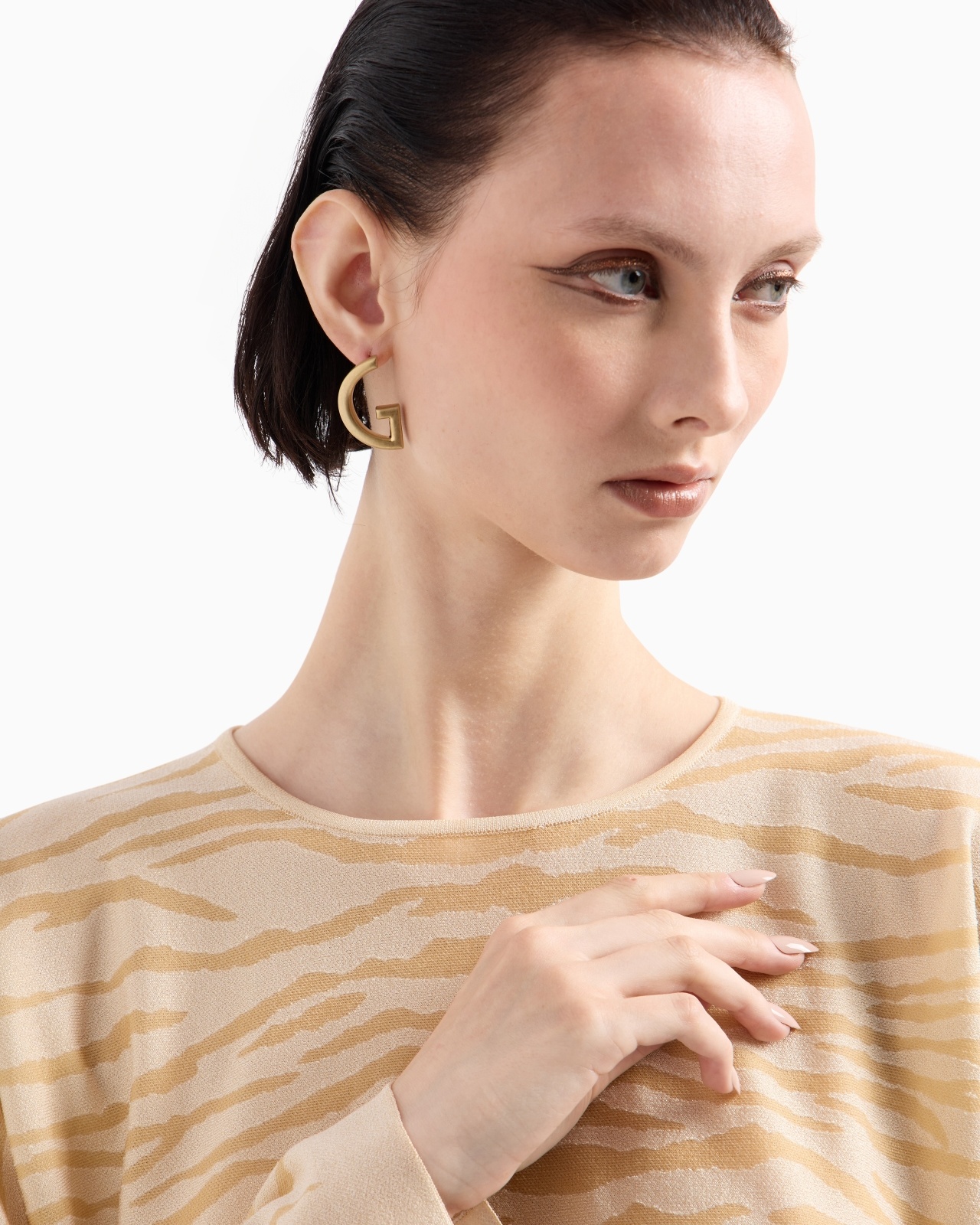 VISCOSE JACQUARD BLEND CREW-NECK JUMPER - 5