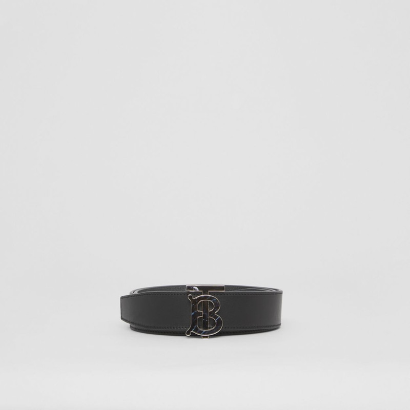 Reversible Monogram Motif Leather Belt 4