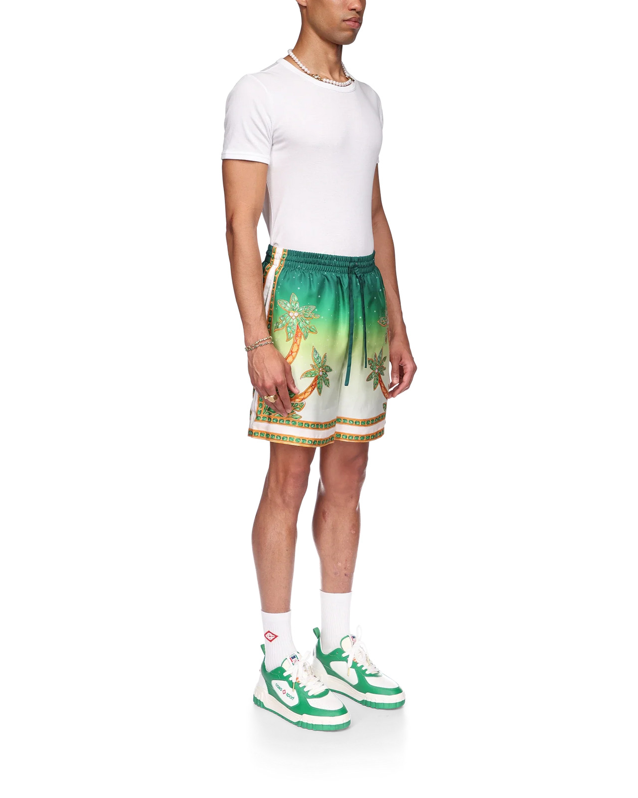 Joyaux D'Afrique Silk Shorts - 5