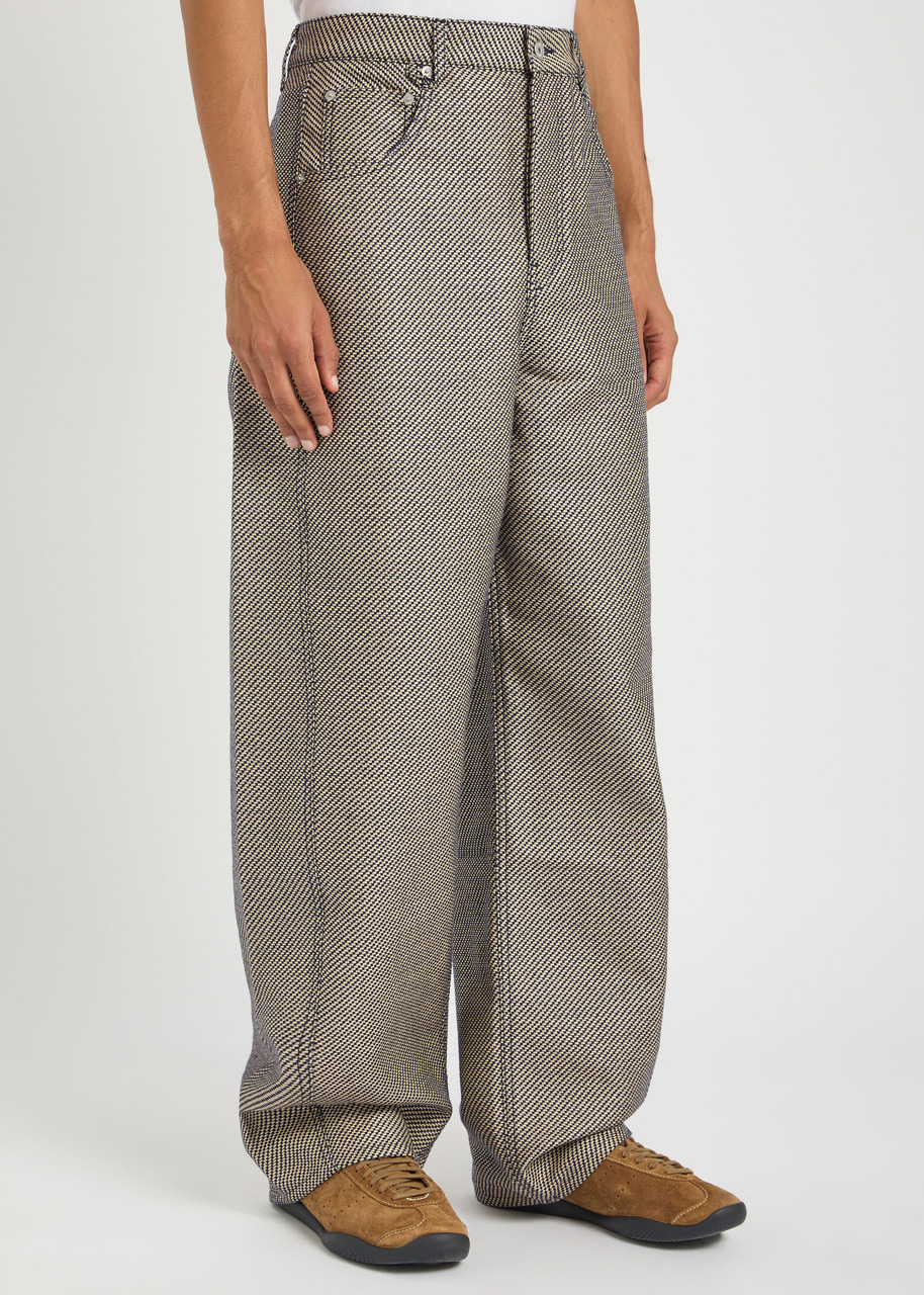 Jacquemus Le De-nîmes Mirada Barrel-leg Canvas Jeans - 2