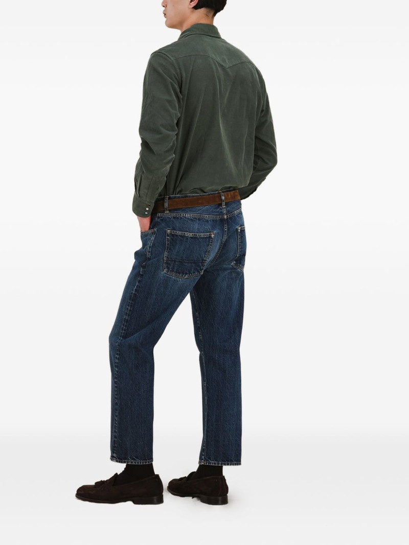 Ntex corduroy flap-pocket shirt 3