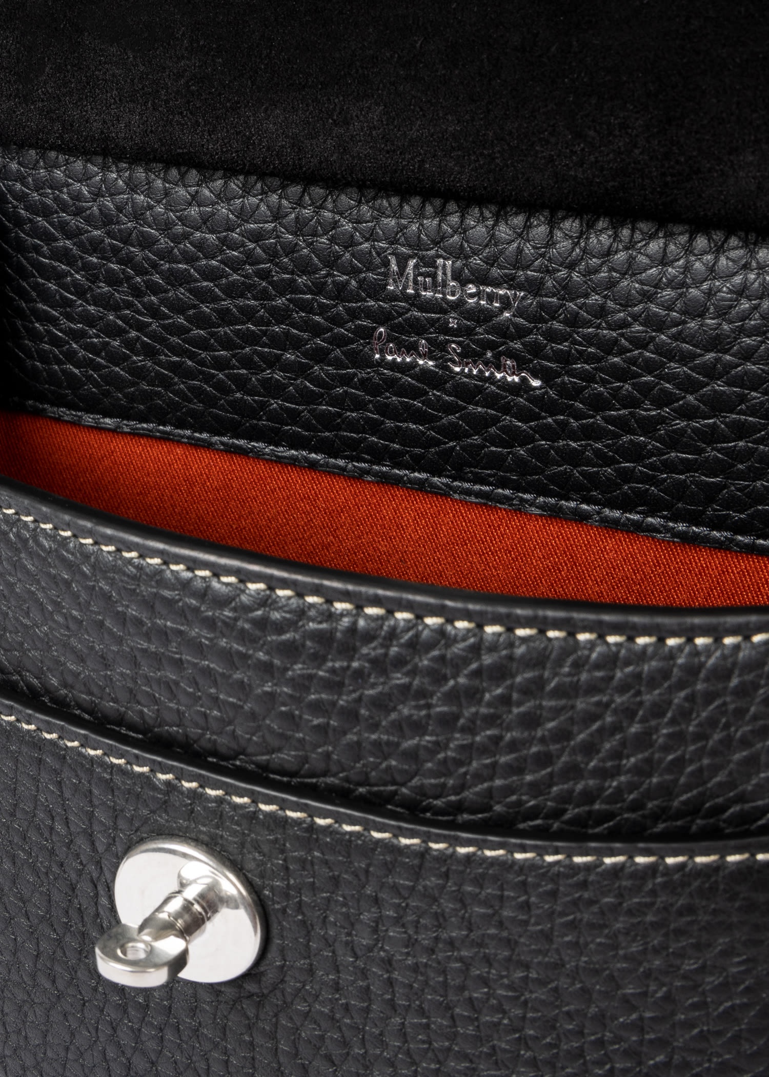 Mulberry x Paul Smith - Black Antony Bag - 6