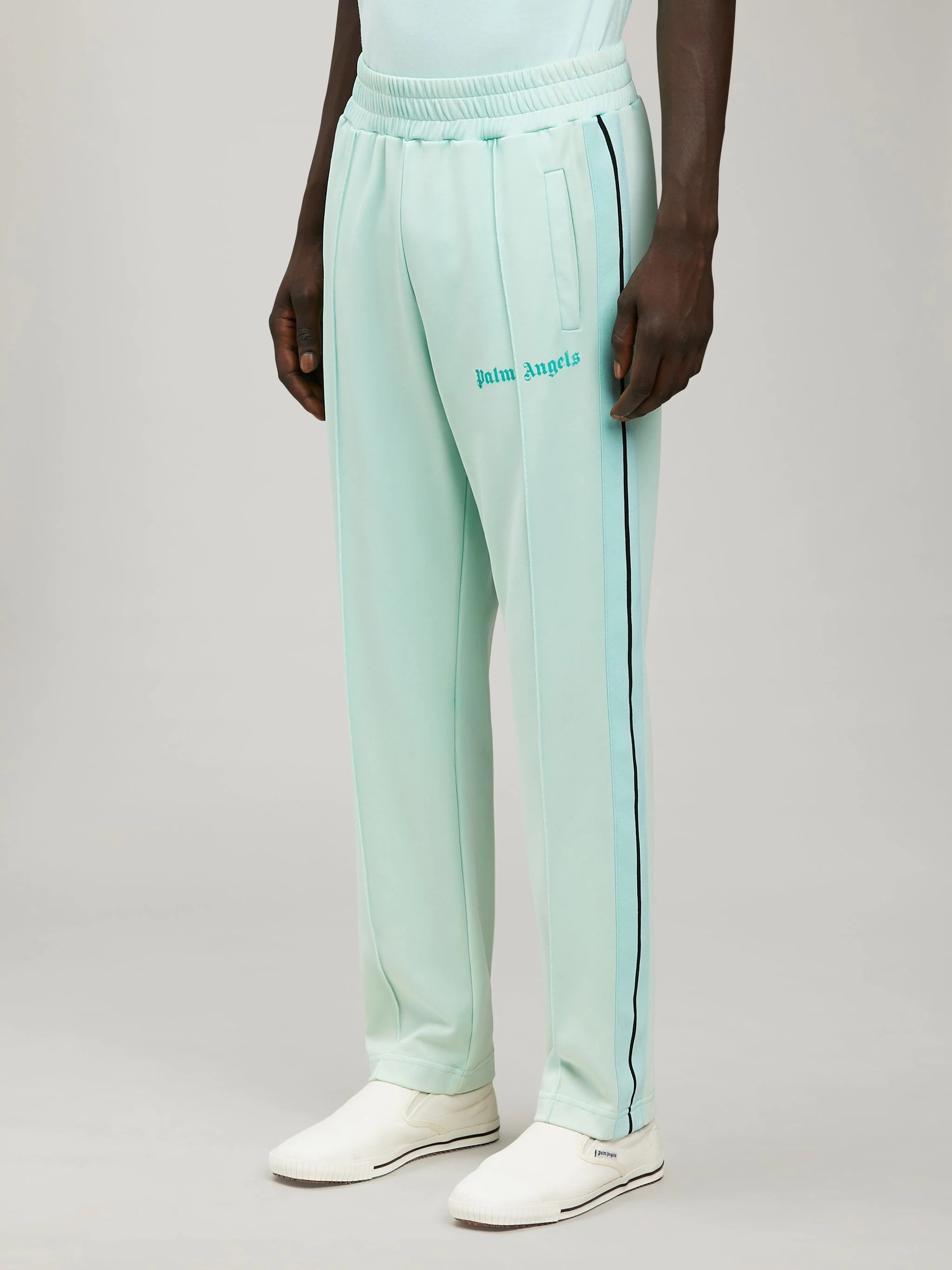 FLUO GREEN TRACK PANTS - 4