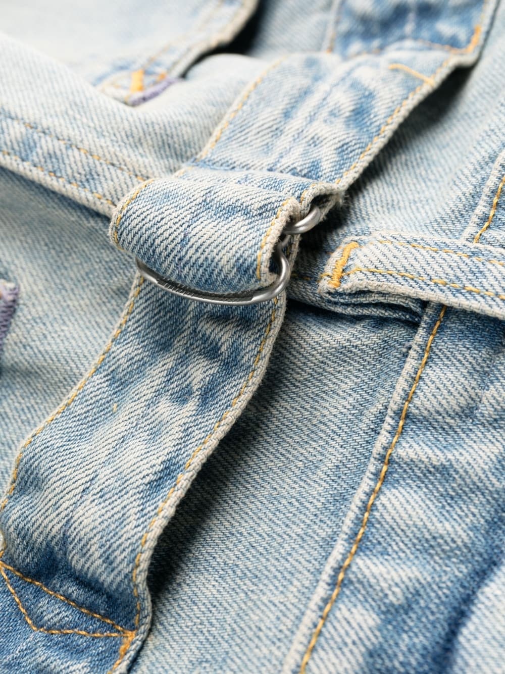 wide-leg cropped jeans - 7