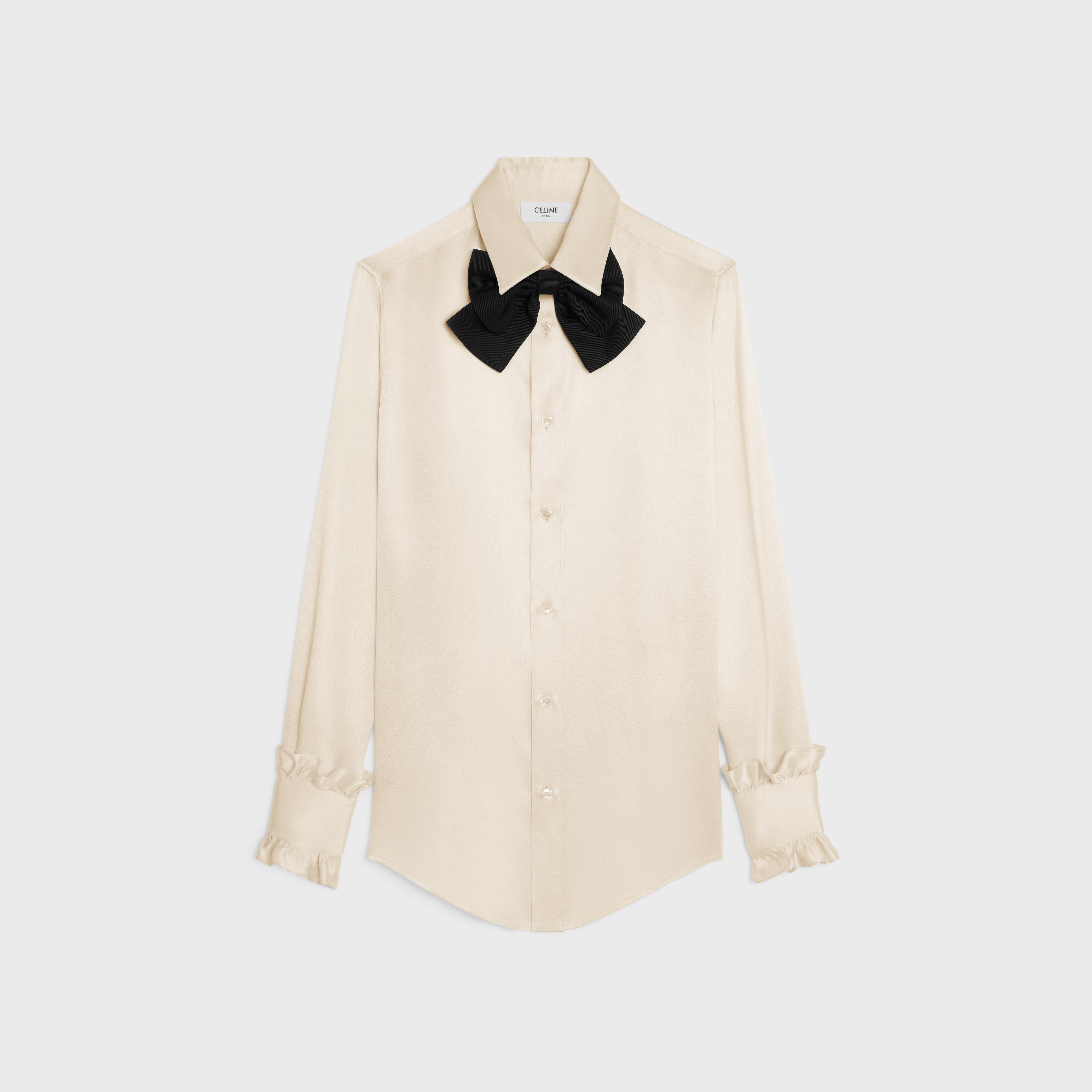 romy shirt in satin silk - 1