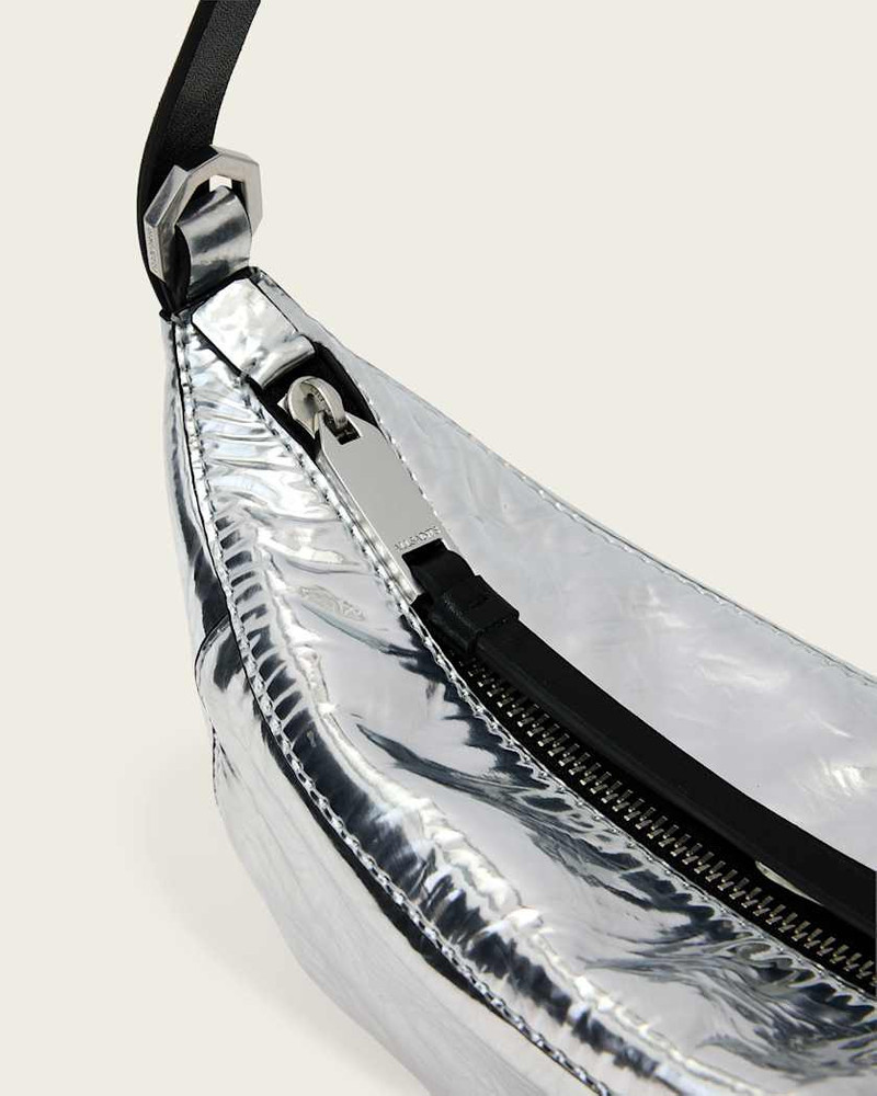 LUNA METALLIC LEATHER SHOULDER BAG 6