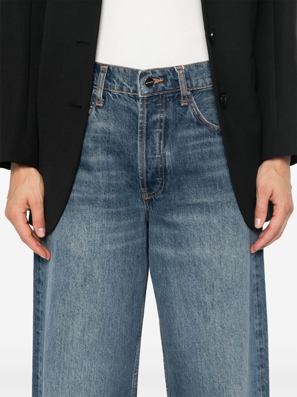 wide-leg jeans - 5