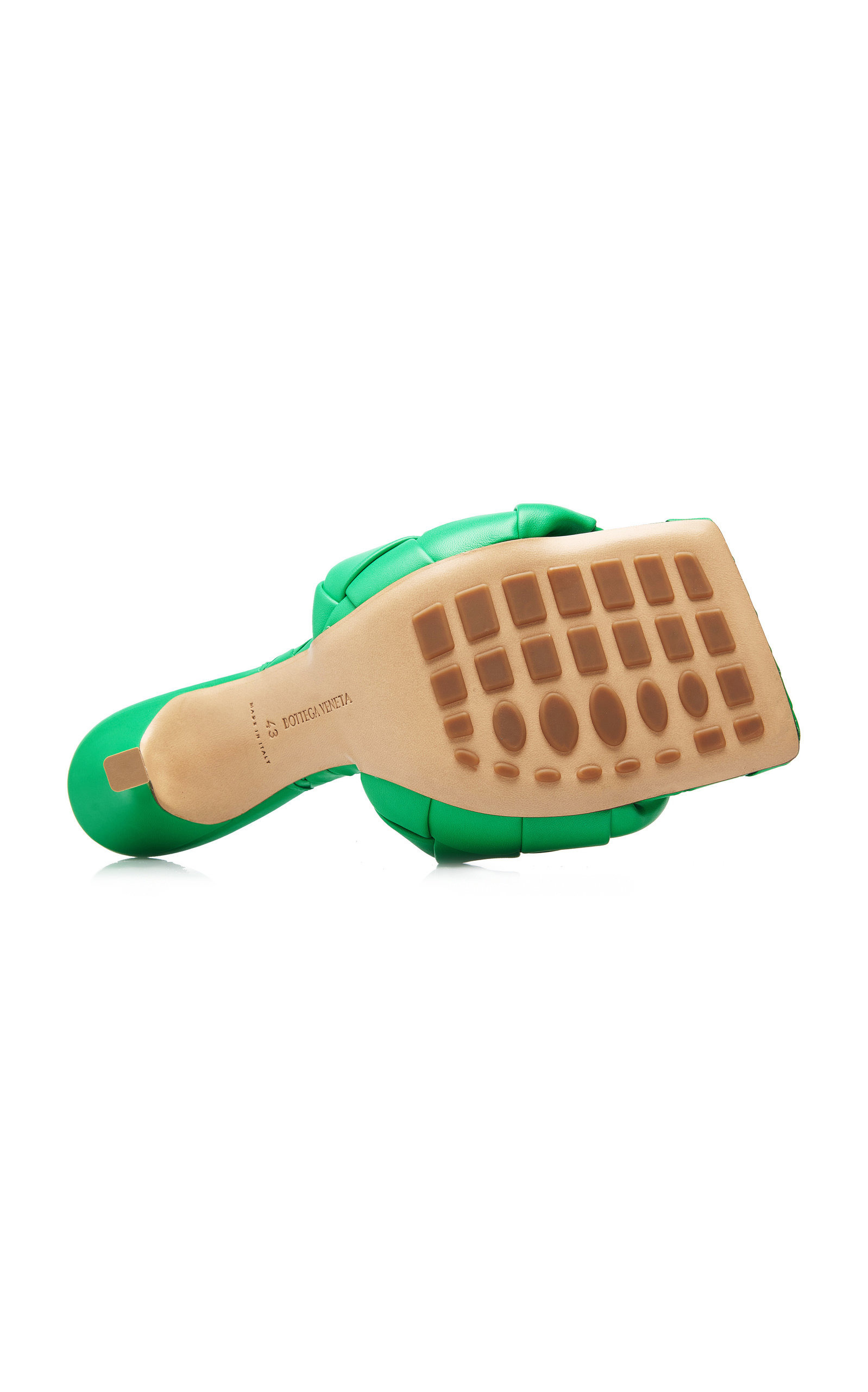 The Lido Intrecciato Leather Sandals green - 8