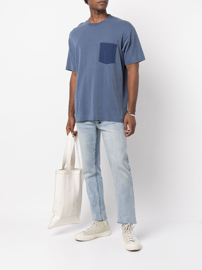 John Elliott contrast-pocket fitted T-shirt outlook