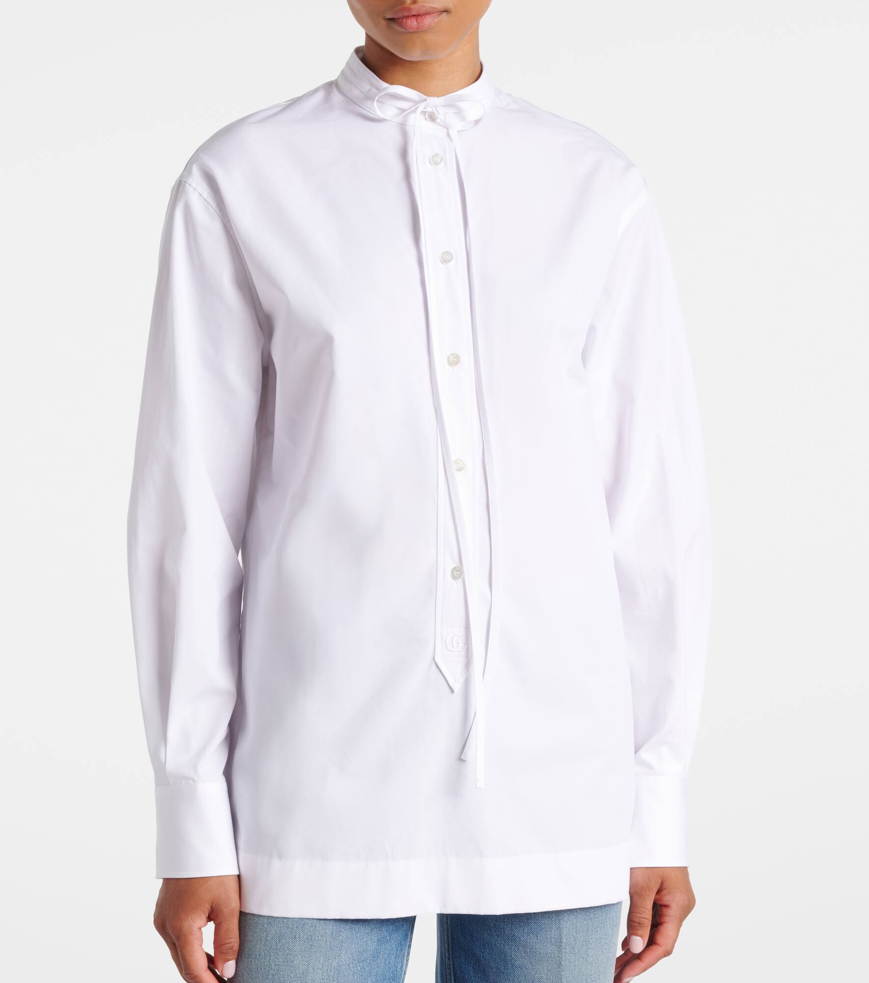 Double G cotton poplin shirt - 6