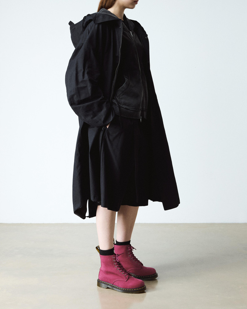 Dr. Martens 1460 Milled Nubuck Lace Up Boots outlook