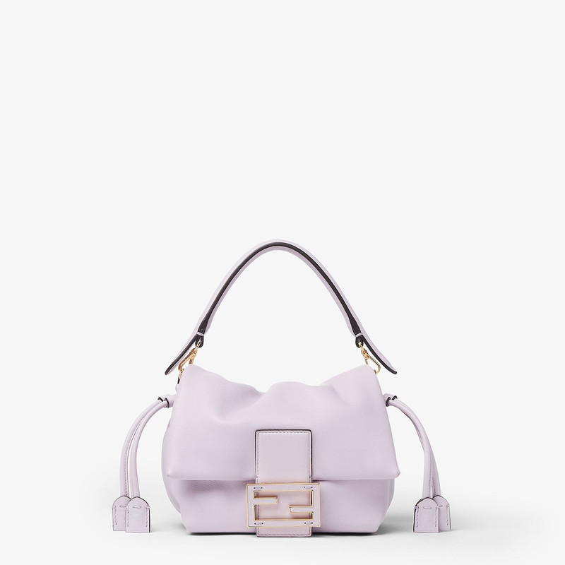 Mamma Baguette Small Anemone purple nappa leather mini-bag 1