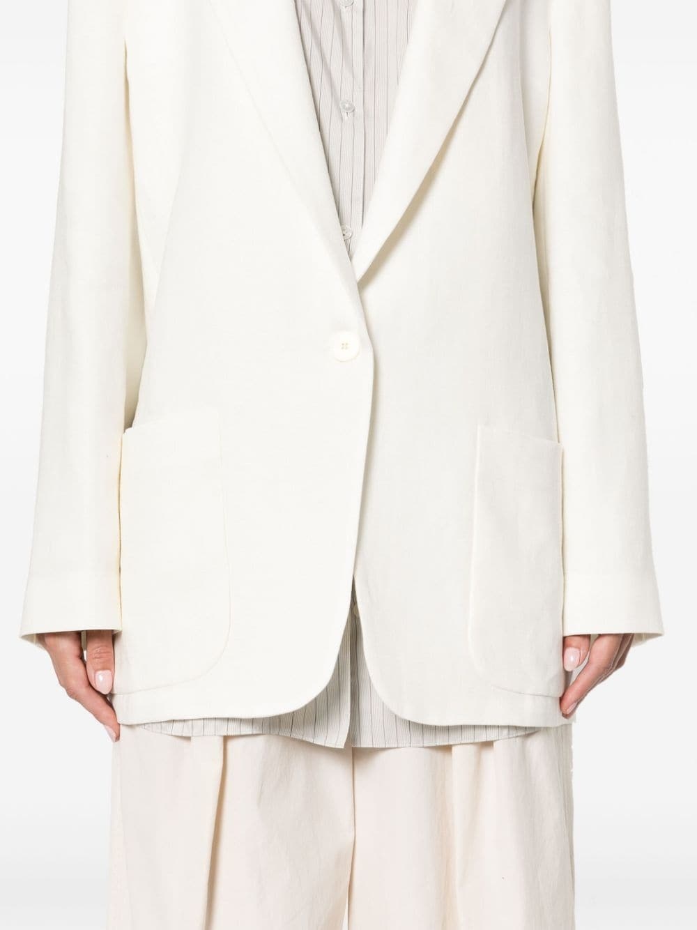 Enza linen blazer - 5
