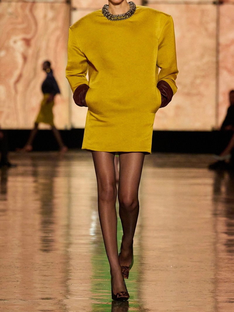 Silk Mini Dress 5
