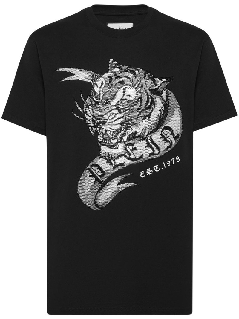 SS Tattoo tiger-print t-shirt 1